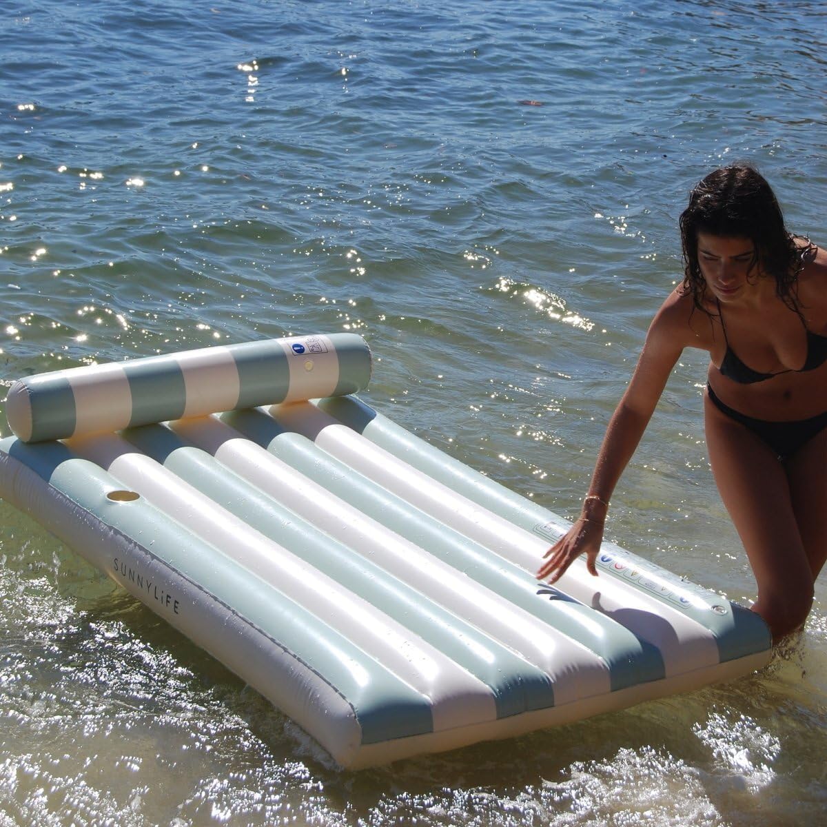 Tinaline Marine Stripe Pool Lounger