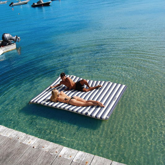 Marine Stripe Floating Mattress